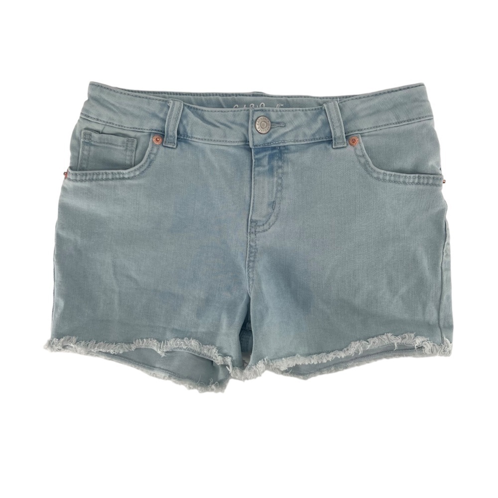 Cat & Jack Super Stretch Cut Off Jean Shorts Size Large (10/12) Girl's